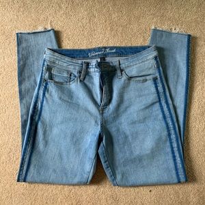 High waisted skinny jeans